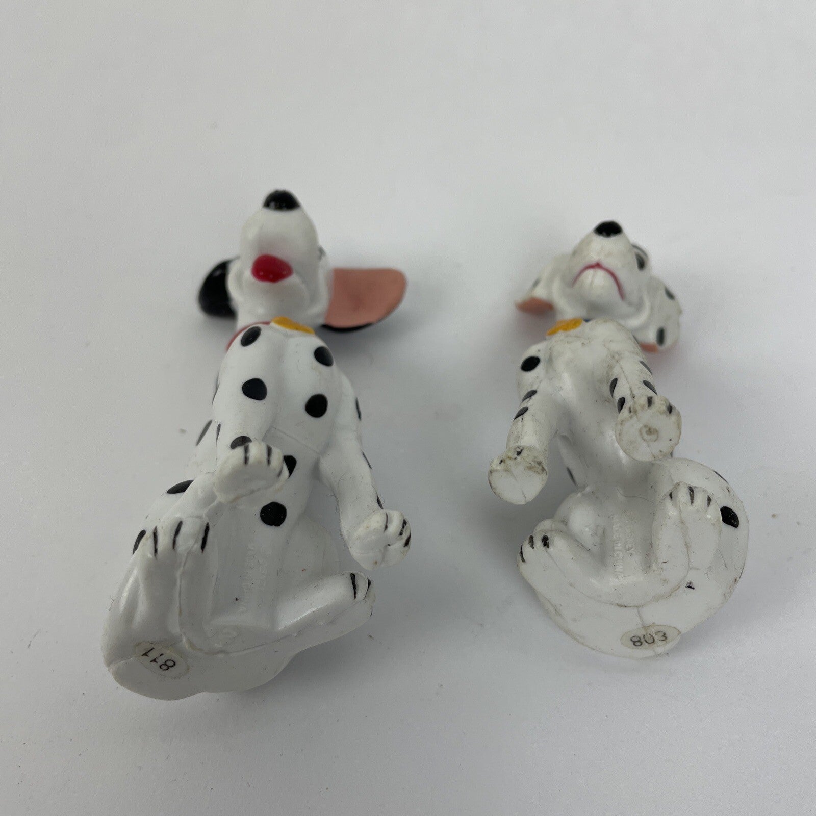 2 x Walt Disney 101 Dalmations Pongo 3" Dog Pupper Pup Cake Topper Figure Toy