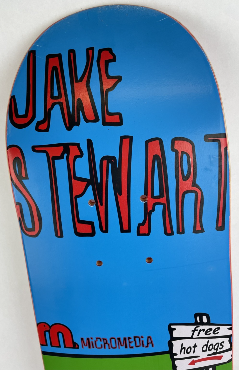 Media Micromedia Skateboards Mini Skateboard Deck Jake Stewart Delinquent