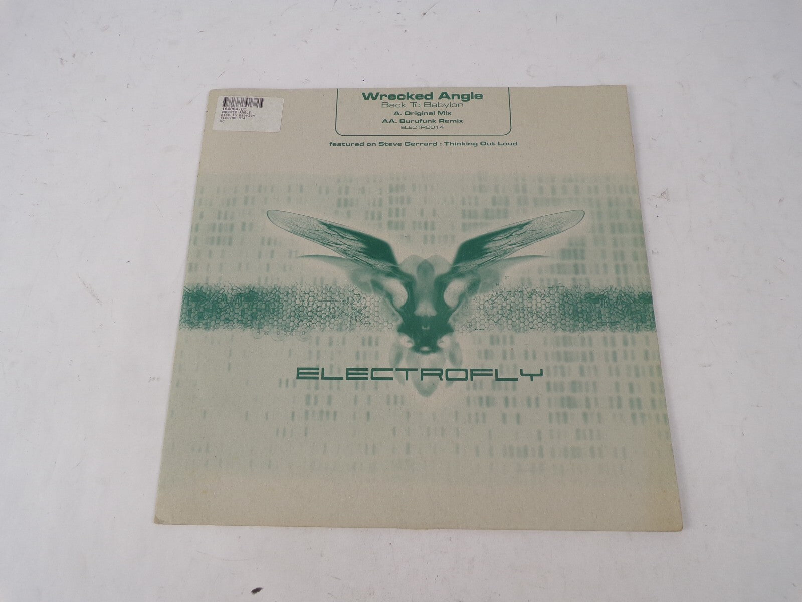 Wrecked Angle Back To Babylon Original Mix Burufunk Remix Vinyl Record