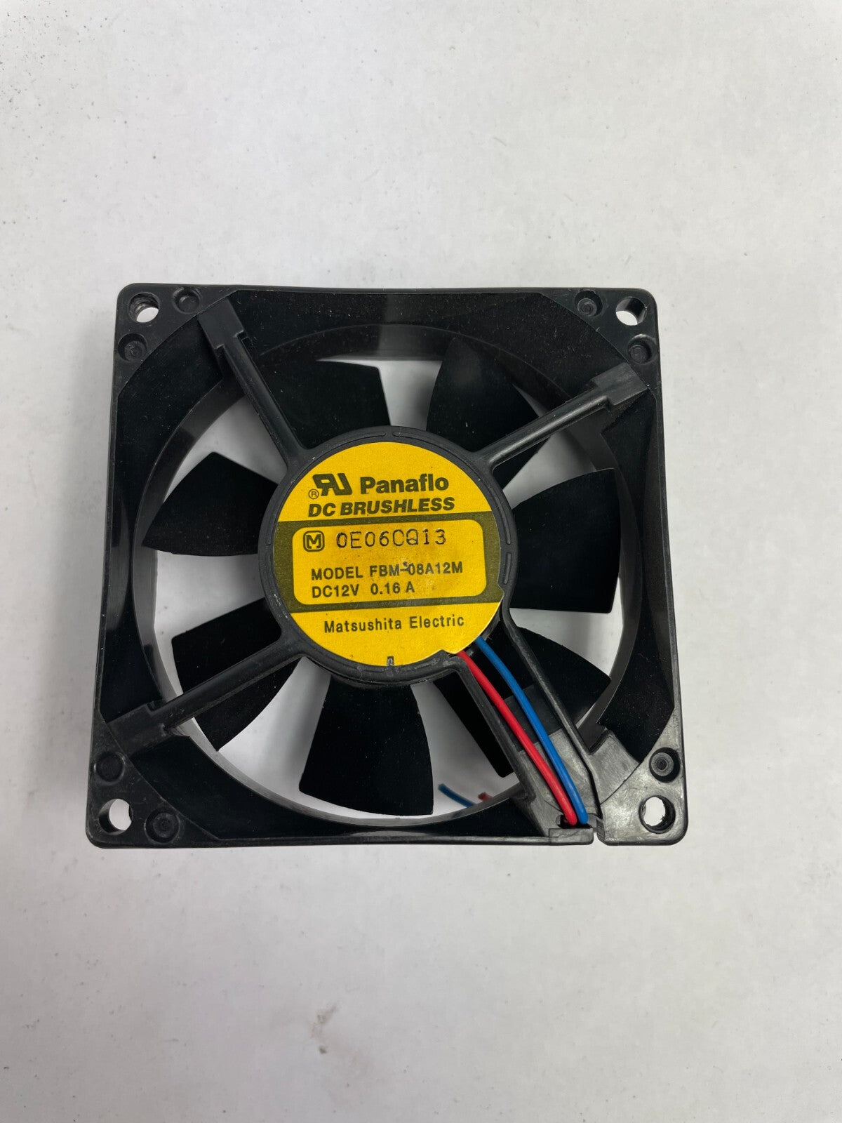 Panaflo DC Brushless FBM - 08A12M Matsushita DC 12/V 2 - Wire CPU Cooling Fan