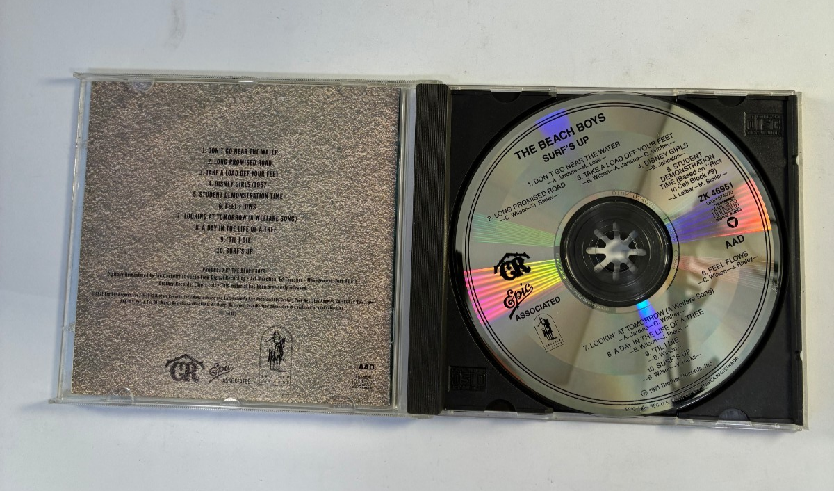 The Beach Boys Surf's Up Brother Epic Remaster CD 1990