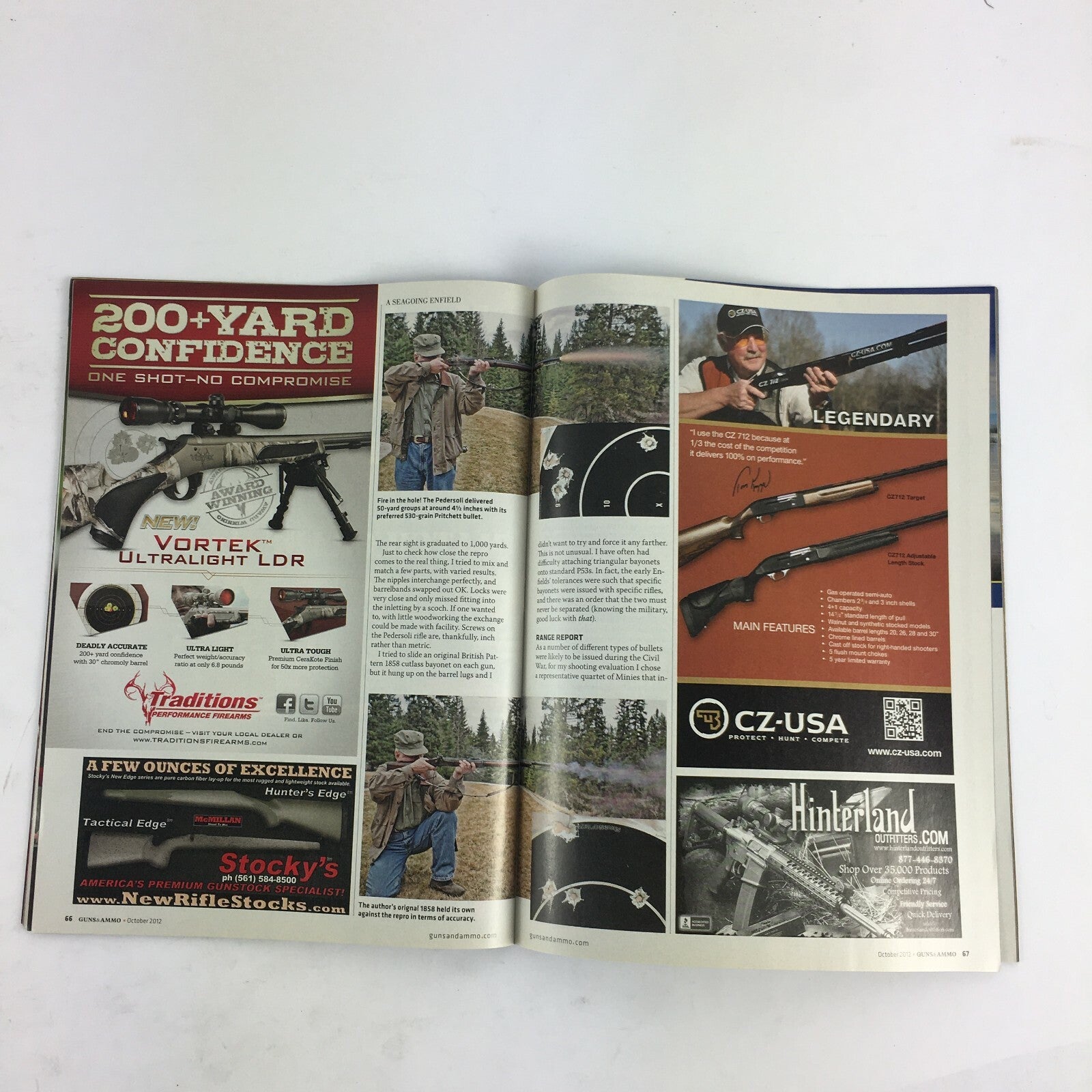 October 2012 Guns & Ammo Magazine Colt's AR Convertible Tactical Run & Gun .308