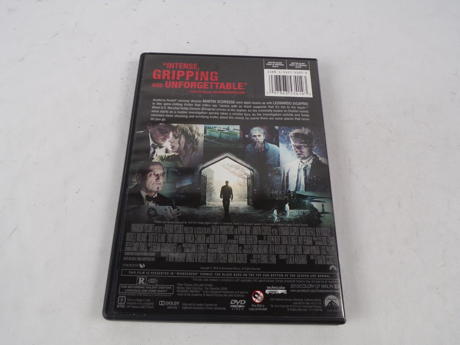 Leonardo Dicaprio Shutter Island "A Stunning Masterpiece That RequiresDVD Movies