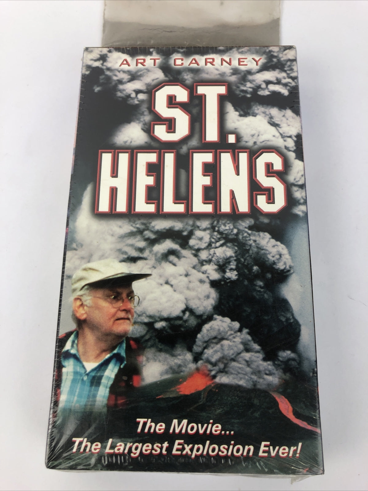 ST. HELENS The Movie - ART CARNEY 1991 VHS Tape Brand New + Black Sunday Ashes