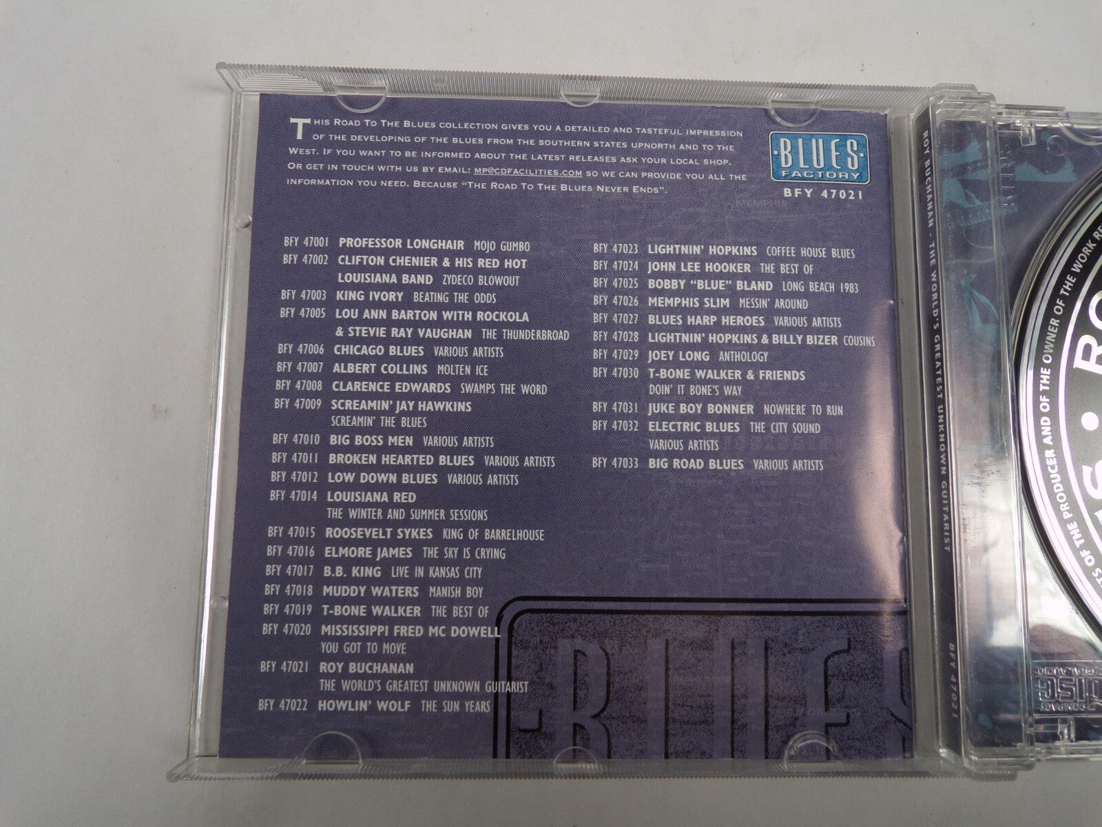 Roy Buchanan The World's Greatest Unknown Guitarist Short Fuse Hey Joe CD#59