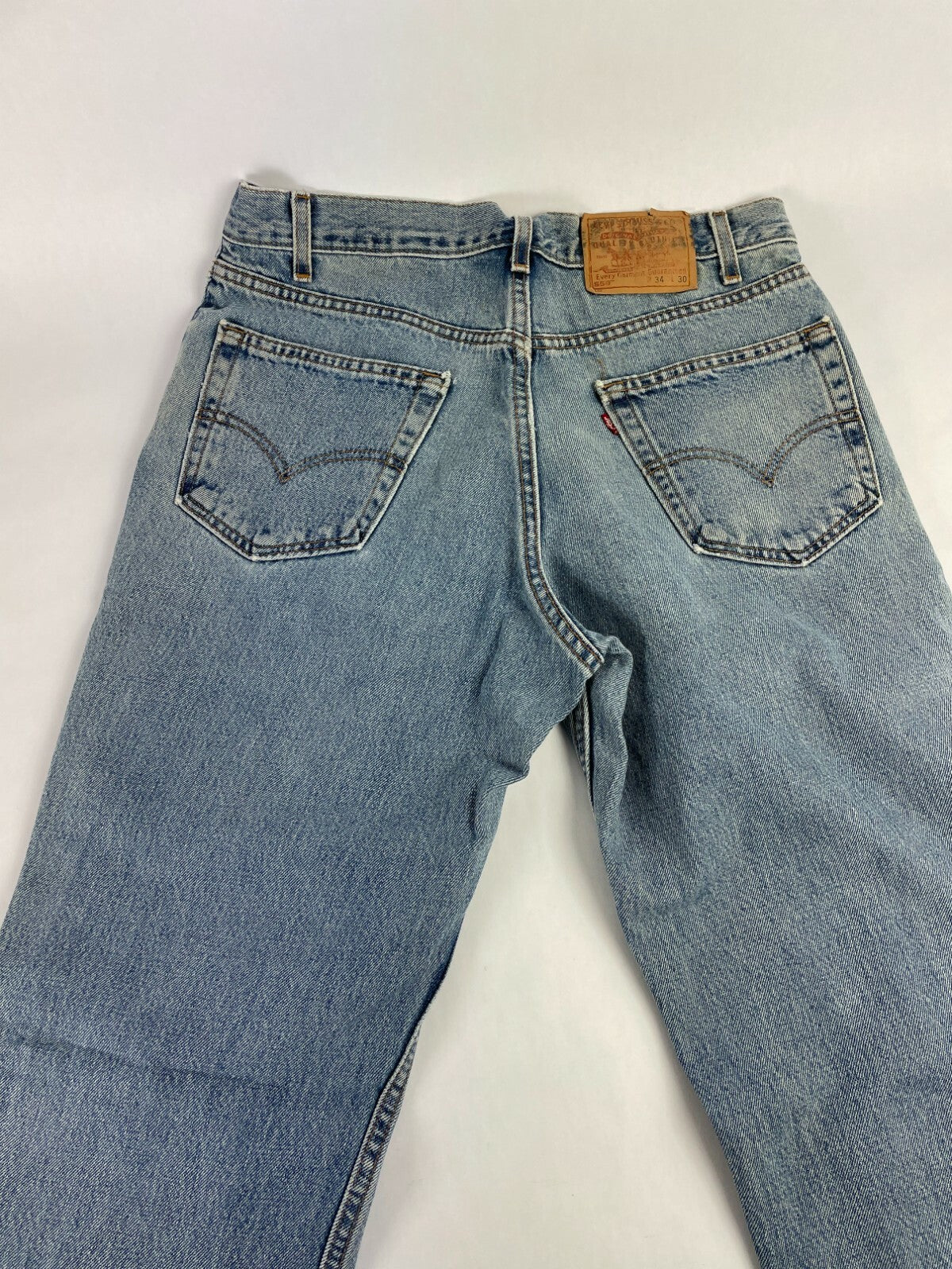 Levi's Men's Blue 550 Regular Fit Straight Leg Jeans Size W 34 L 30