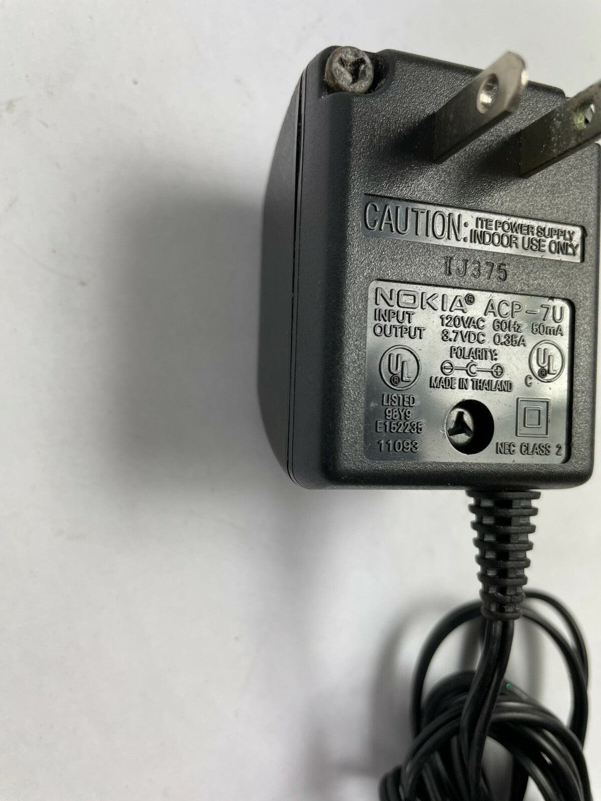 Genuine Nokia ACP-7U AC Adapter Output 3.7 V 0.35 A Power Supply Adapter A62