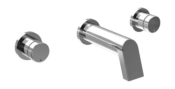 Hansa HANSASTELA 5722 2103 0017 polished chrome wall mounted basin mixer solid brass