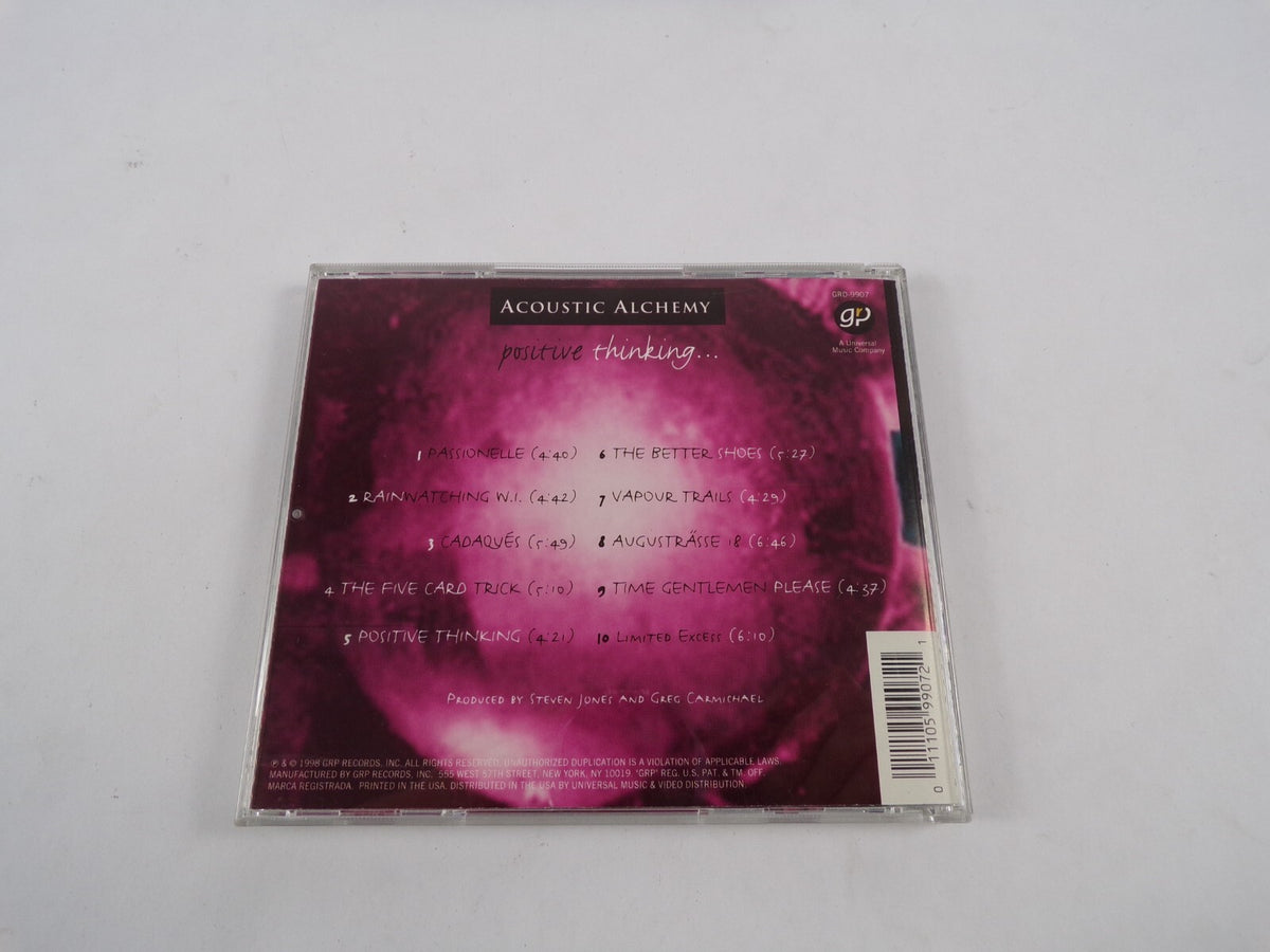 Acoustlc  Alchemy  Positive Thinking  Passlonelle  Raln Watching W.I. Cad CD#2