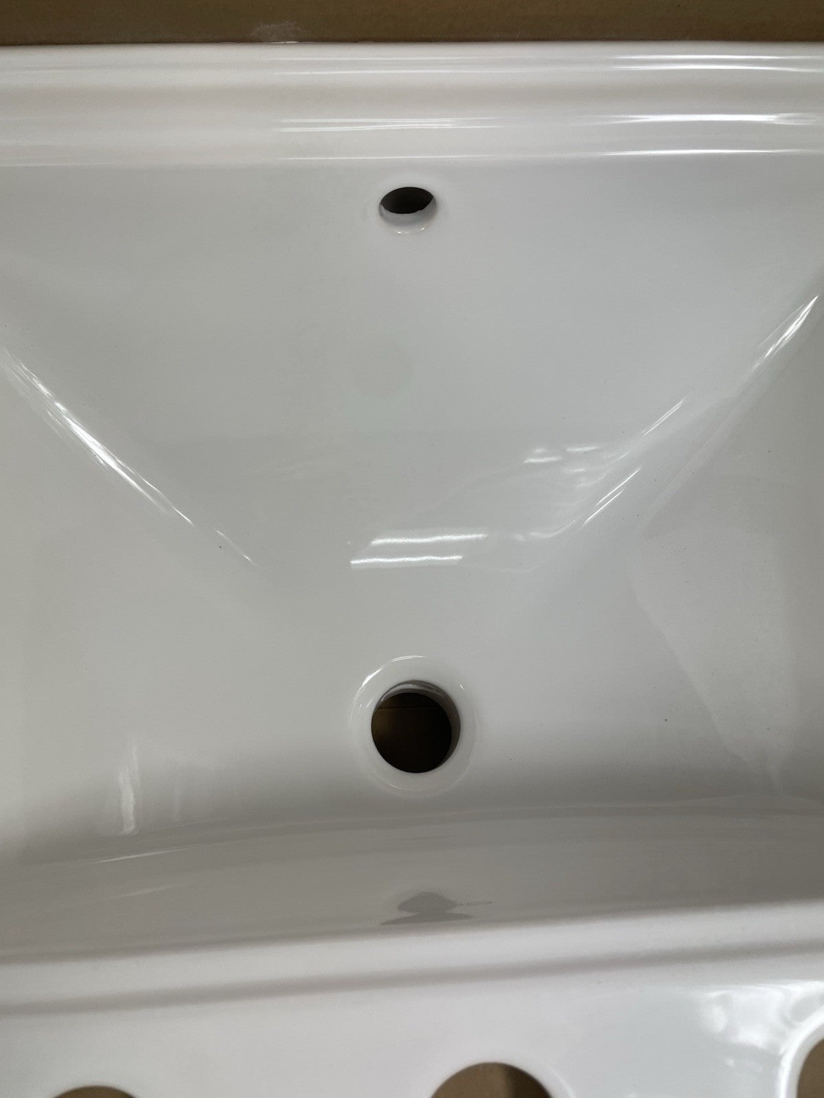 Kohler Memoirs white drop-in rectangular bathroom sink