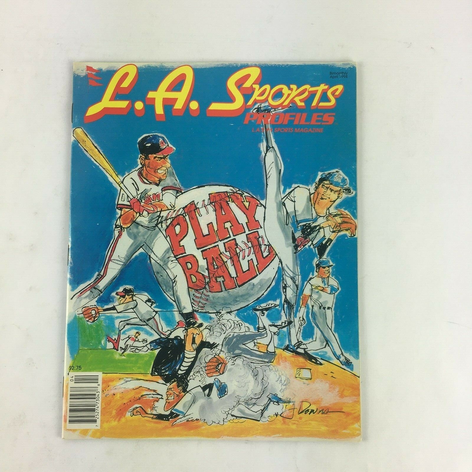 April 1994 L.A Sports Magazine with Profiles Play Ball 