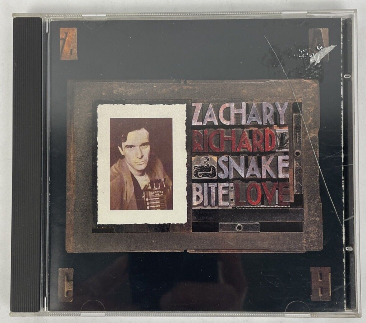 Zachary Richard – Snake Bite Love, Digital Audio CD - 1992 A&M Records - PQR