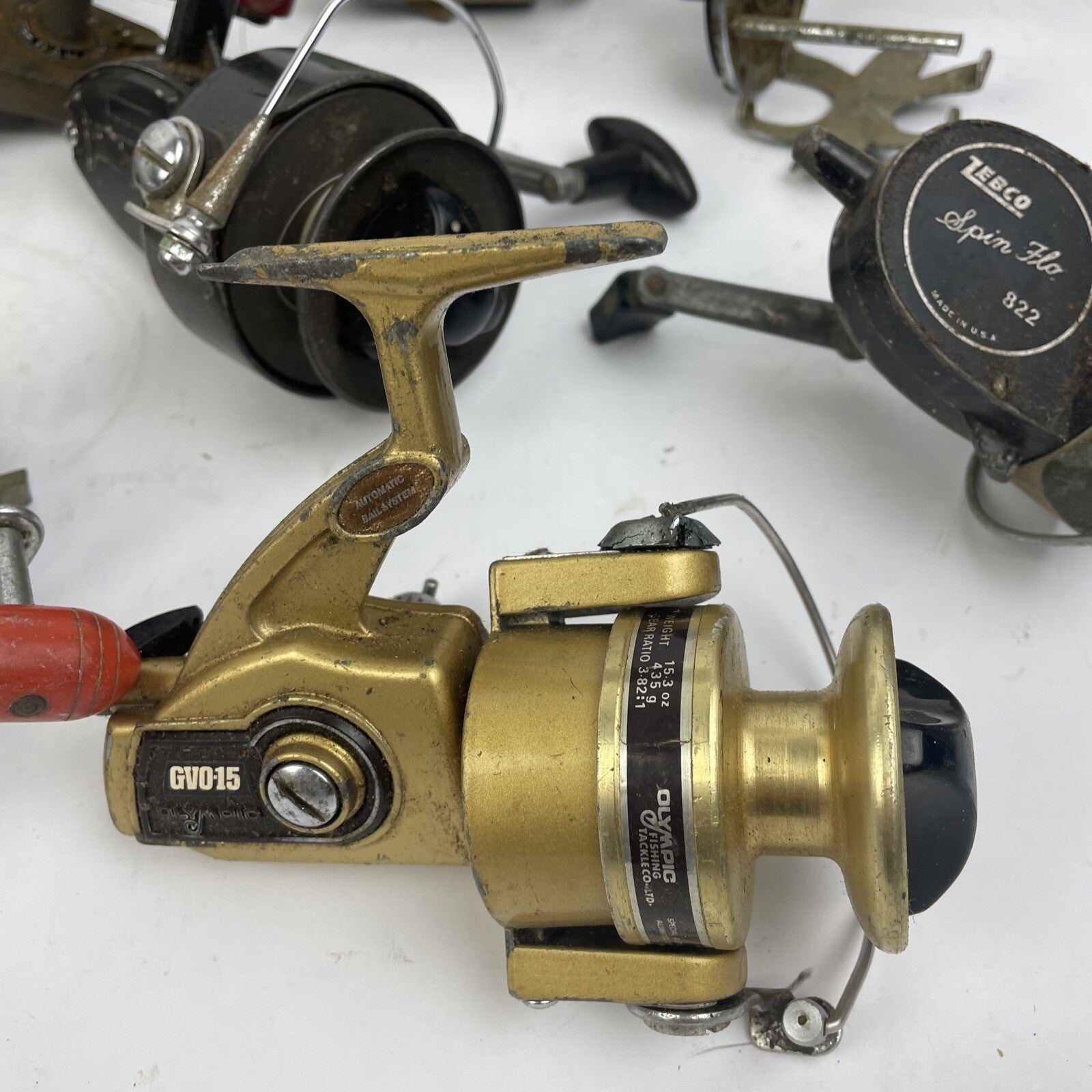 10 + Vintage Bait Cast Conventional Spinning Fresh Salt Reels For Parts Repair