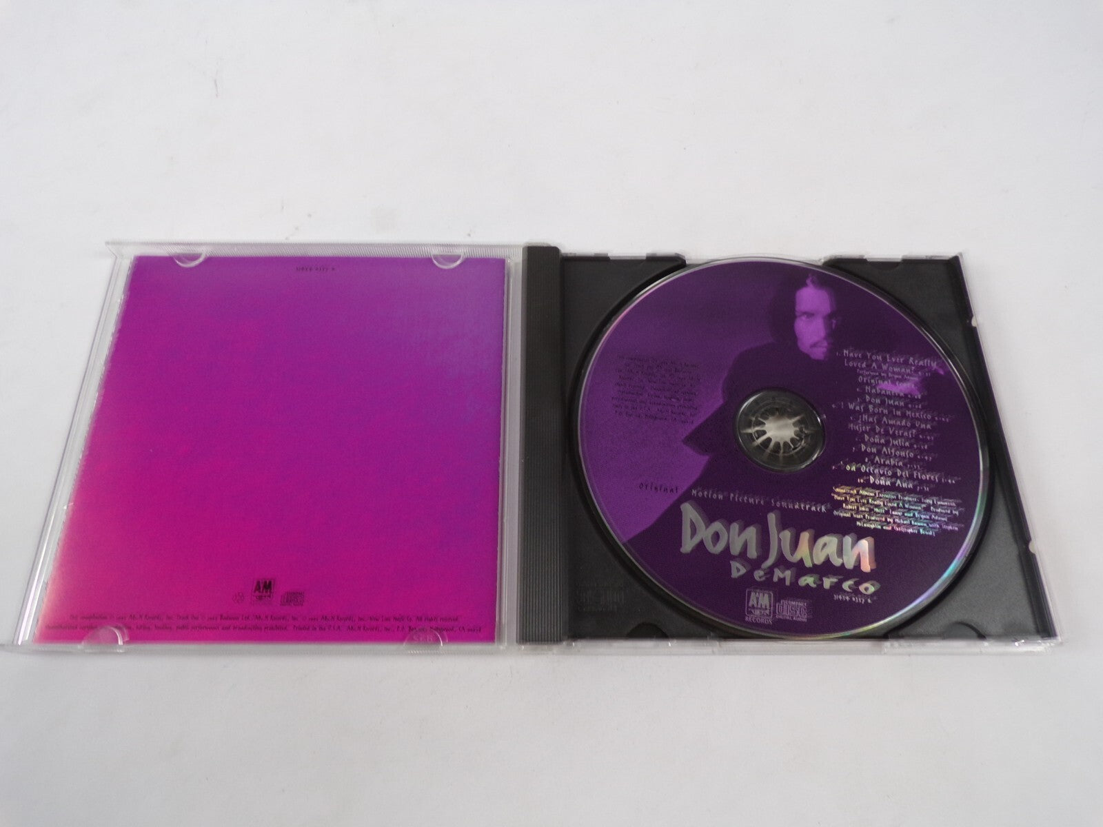 Don Juan Demarco Original Motion Picture Soundtrack Original Score CD #43