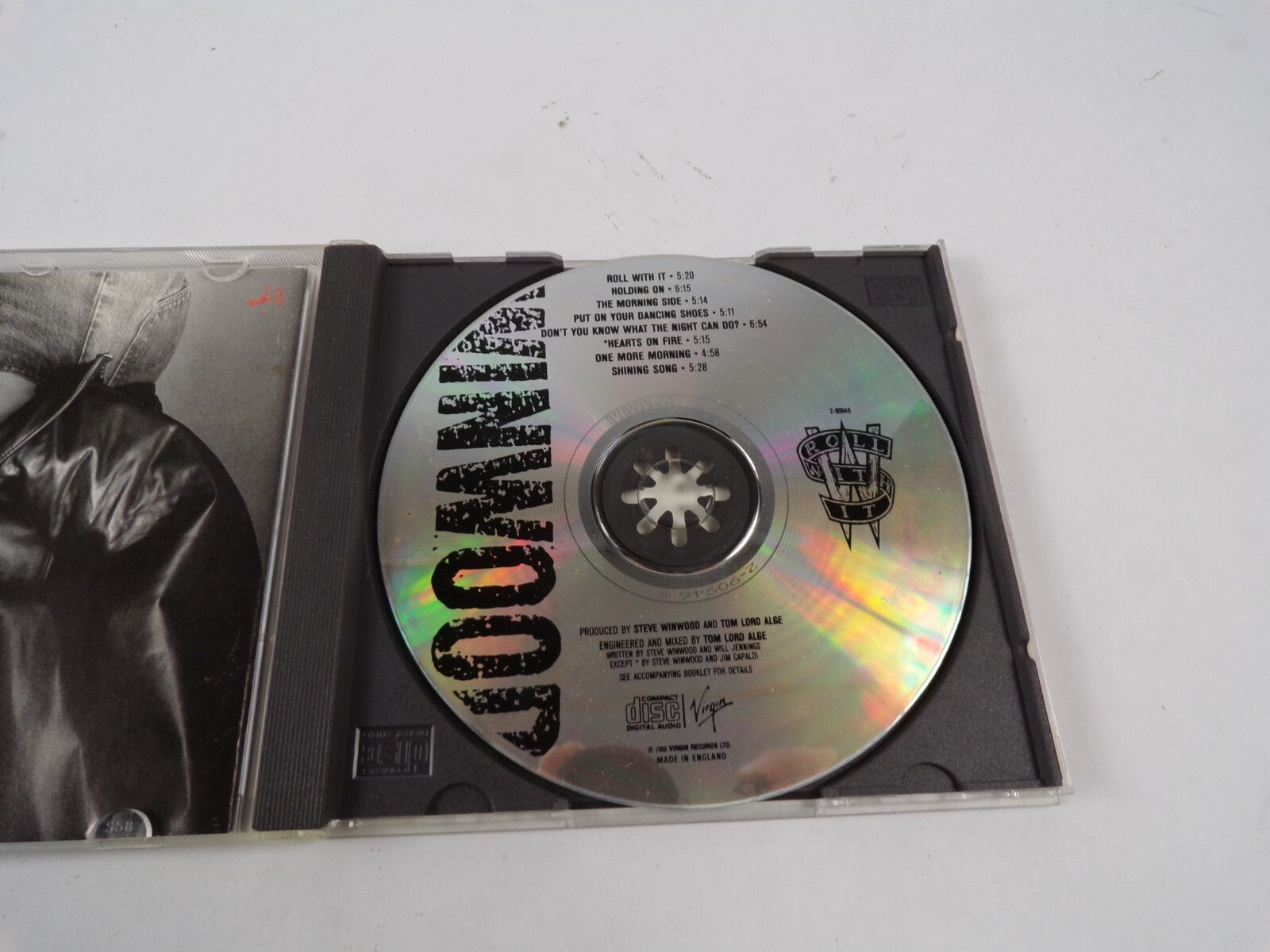 Steve Winwood Roll With It Holding On Hearts On Fire Shining Song CD#61