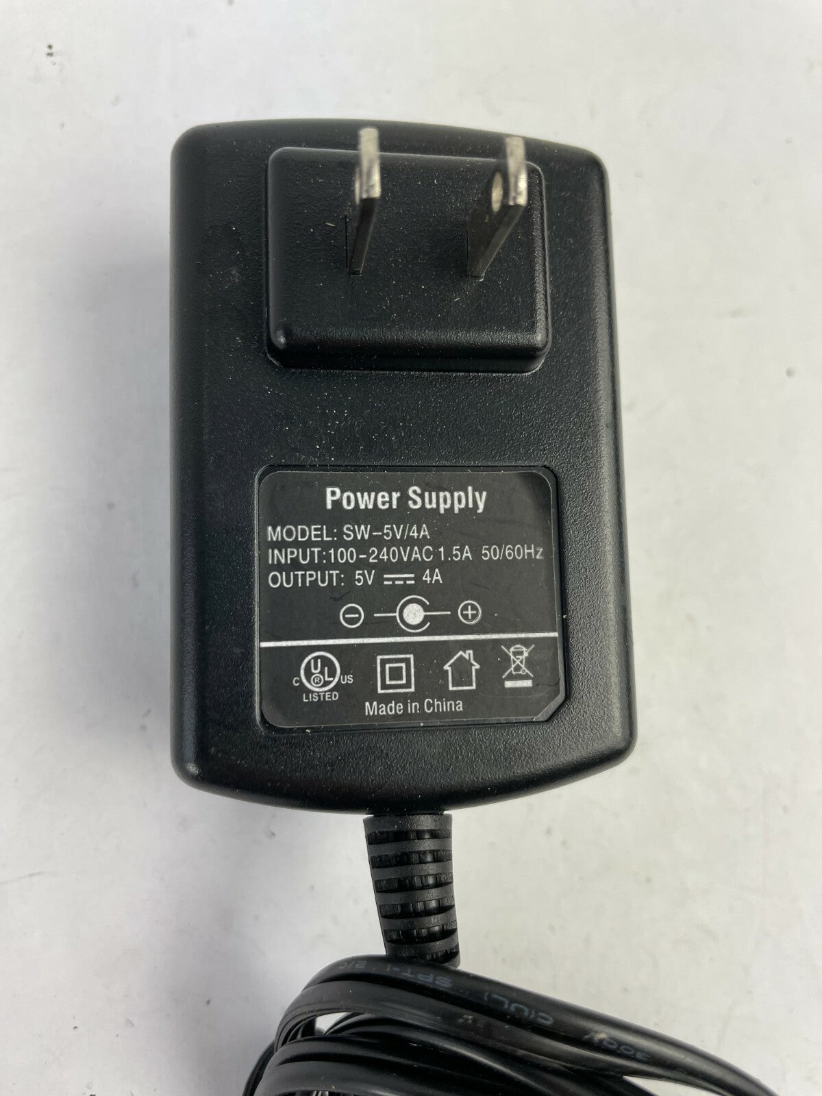 Genuine Ac Adapter SW-5V/4A Output 5 V 4 A Power Supply Adapter A75