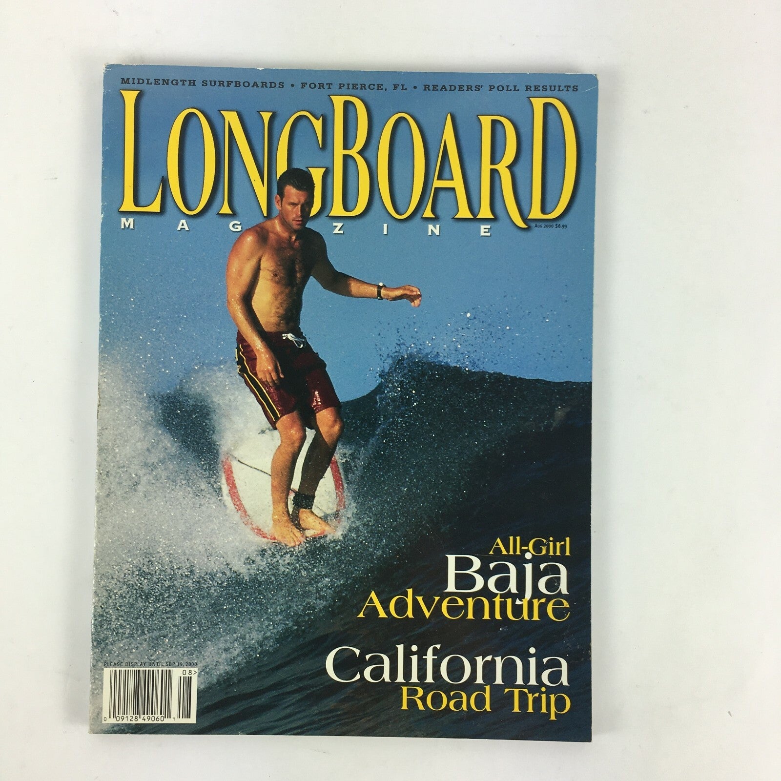 August 2000 Longboard Magazine All-Girl Baja Adventure California Road Trip
