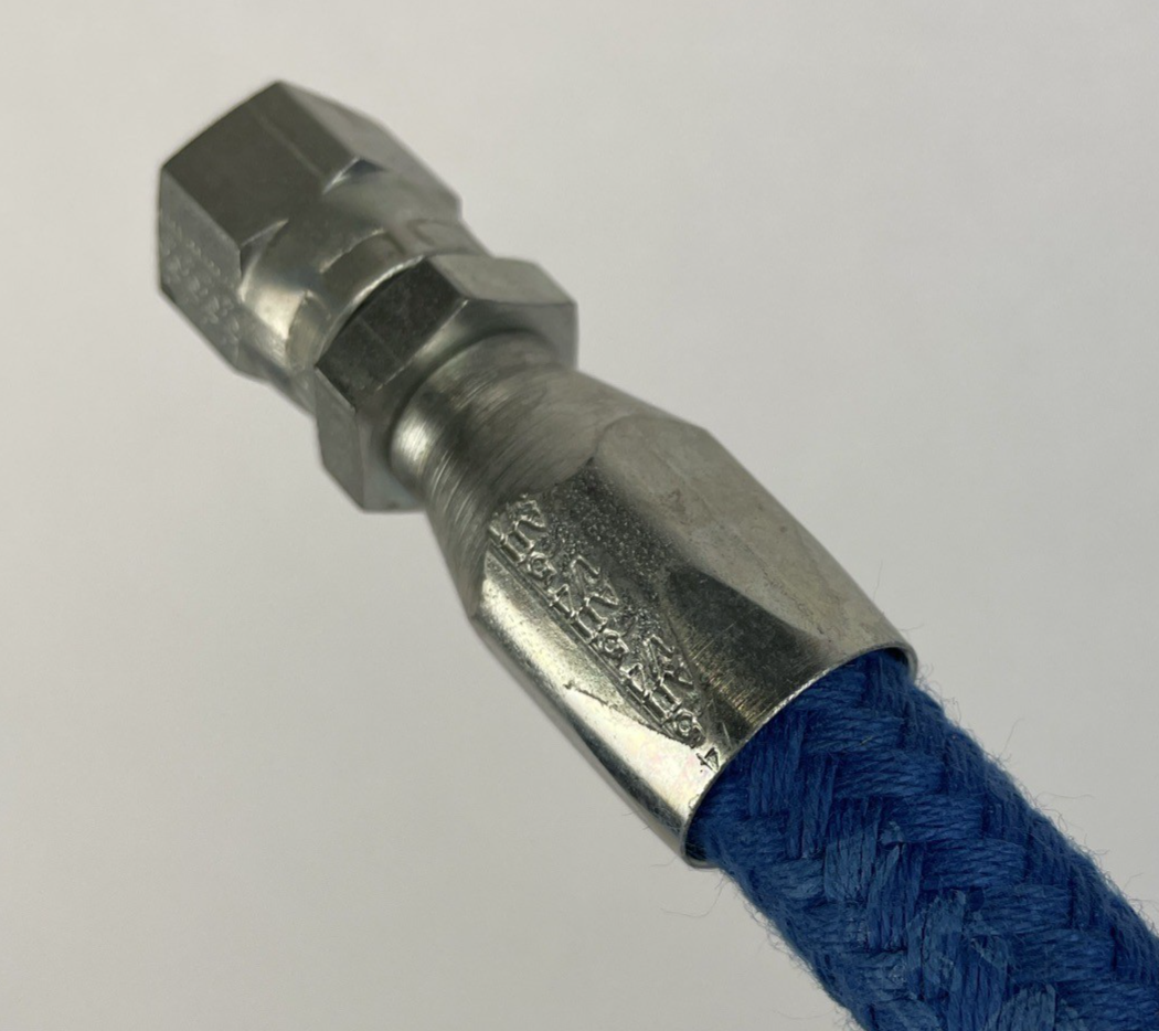 Eaton Aeroquip FC300-10 hydraulic hose 1/2 inch 18 inch dual female ends NOS OEM hydraulic power steering line assembly