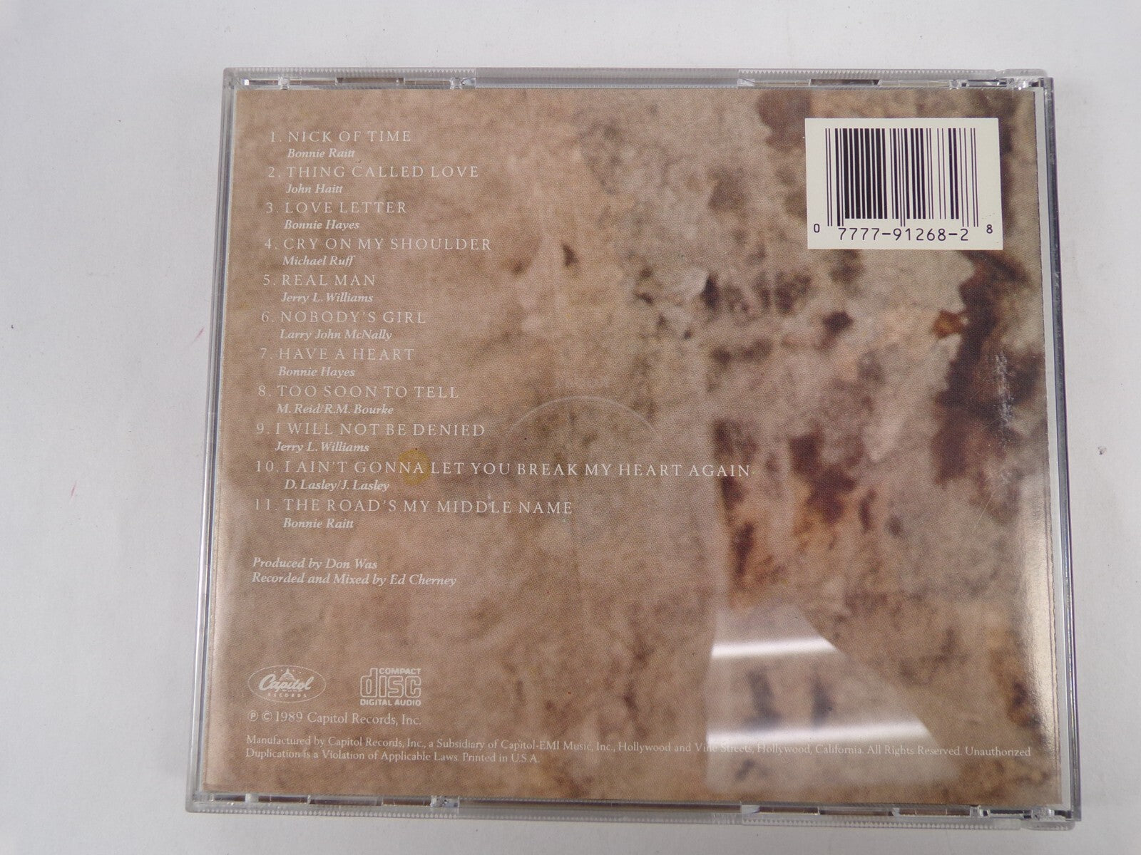 Bonnie Raitt Nick Of Time CD #27