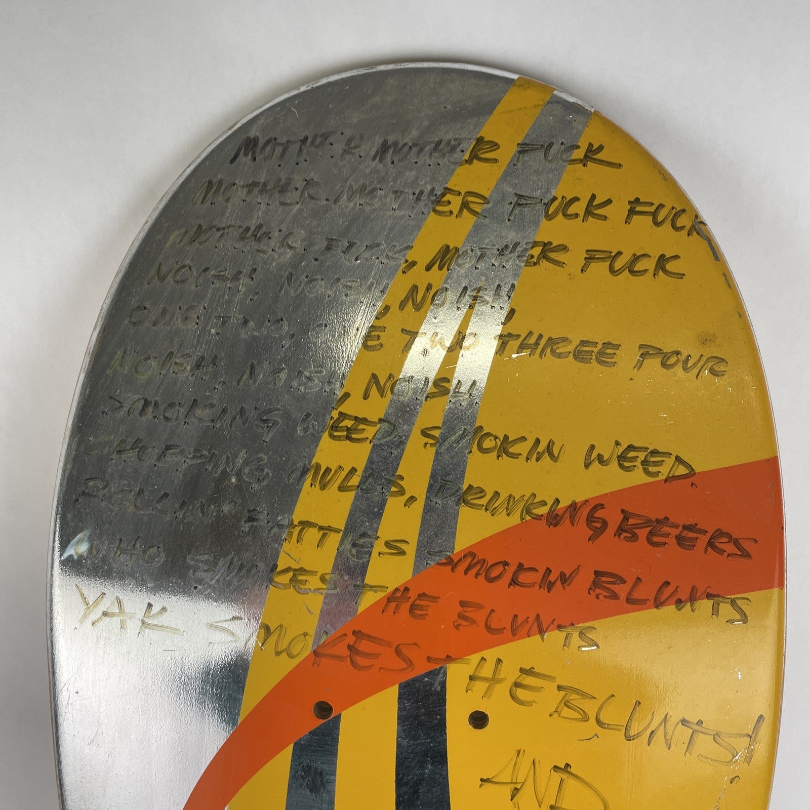 SEEK Skateboards Colin McKay "Foil Shelter Series"  Skateboard Deck Autographed