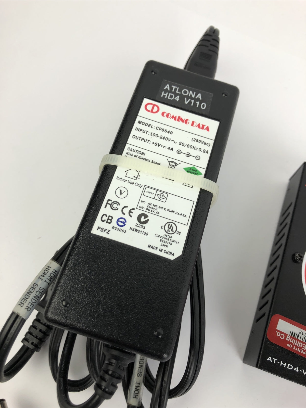 Atlona AT-HD4-V110SR-B High Speed HDMI Bi-Directional IR/RS232 Cat5/6/7 LOOK