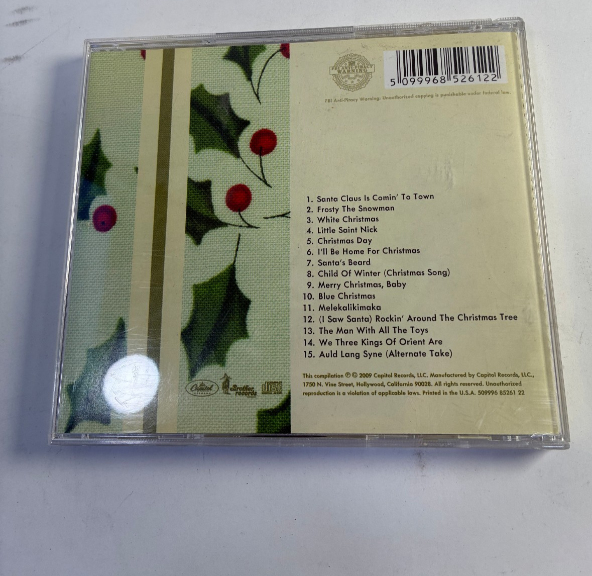 Christmas Harmonies The Beach Boys Capitol Records CD 2009