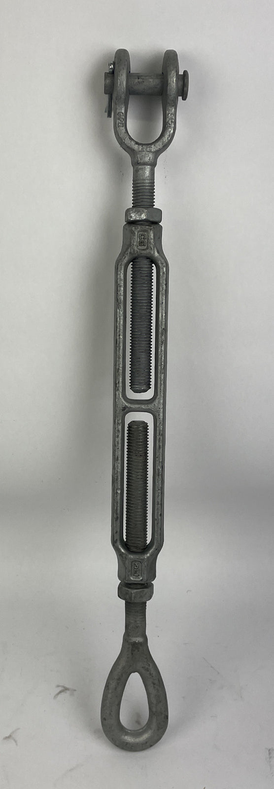 3/4" X 12" CROSBY® JAW & EYE GALVANIZED TURNBUCKLE - HG-227 | 1032091 - LOOK