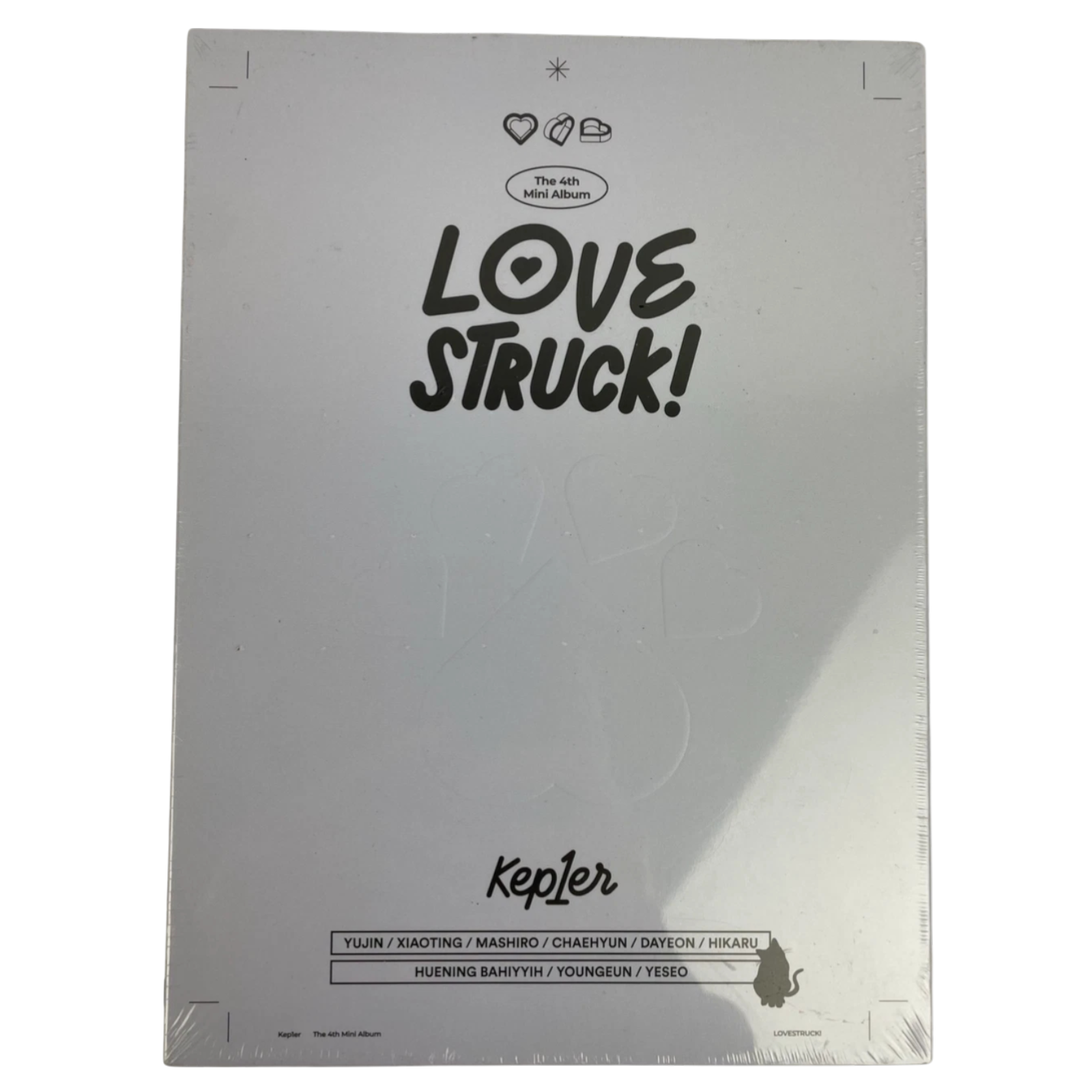 KEP1ER  [ LOVESTRUCK! ] 4th Mini Album / CD+Photo Book+5 Card+Sticker SEALED
