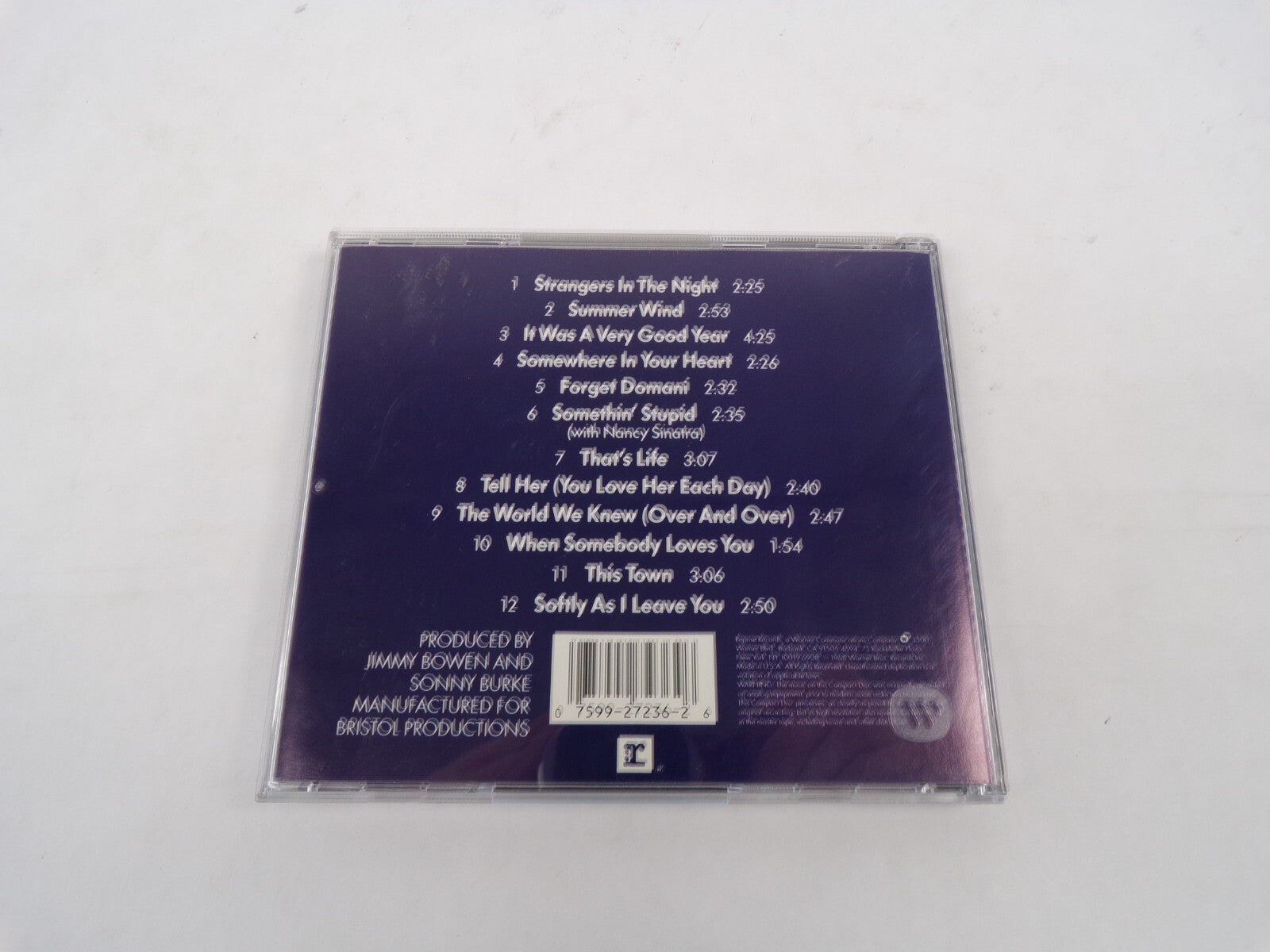 Frank Sinatras Greatest Hits Strangers In The Night Summer Wind Somewhere CD#26