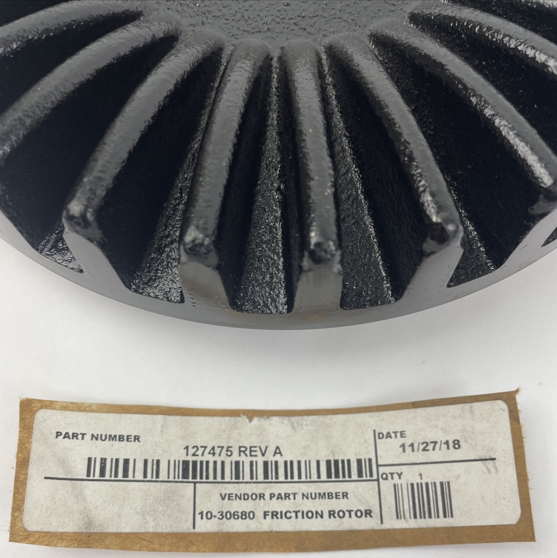 CROWN Integrity Parts Systems Brake Friction Rotor Part Number 127475 REV A NOS