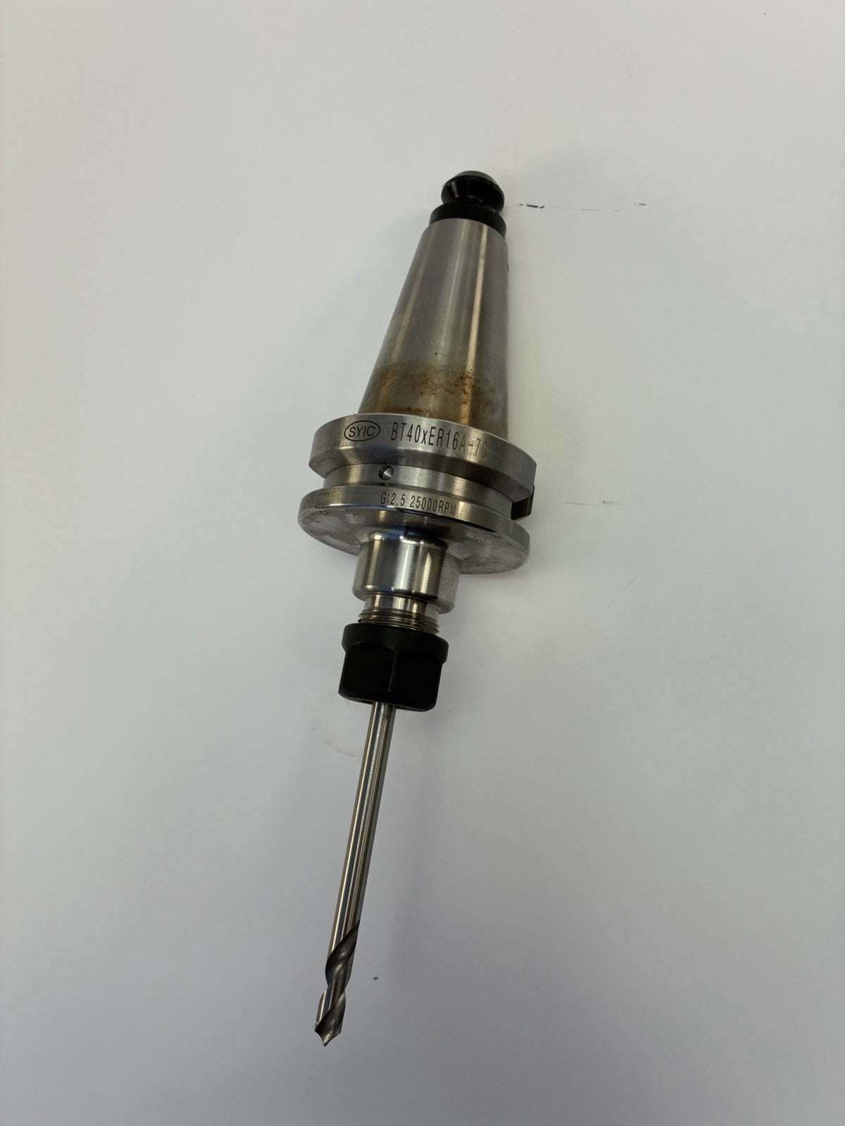 Techniks SYIC 16151 BT40 ER16 70mm Collet Chuck Tool Holder 25K RPM