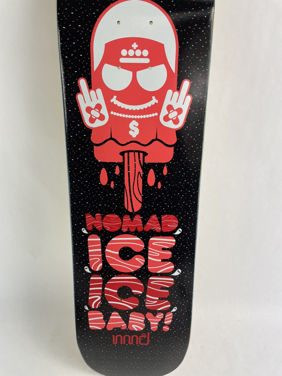 Nomad skateboards - ICE ICE BABY deck - Hard rock maple 8" with grip