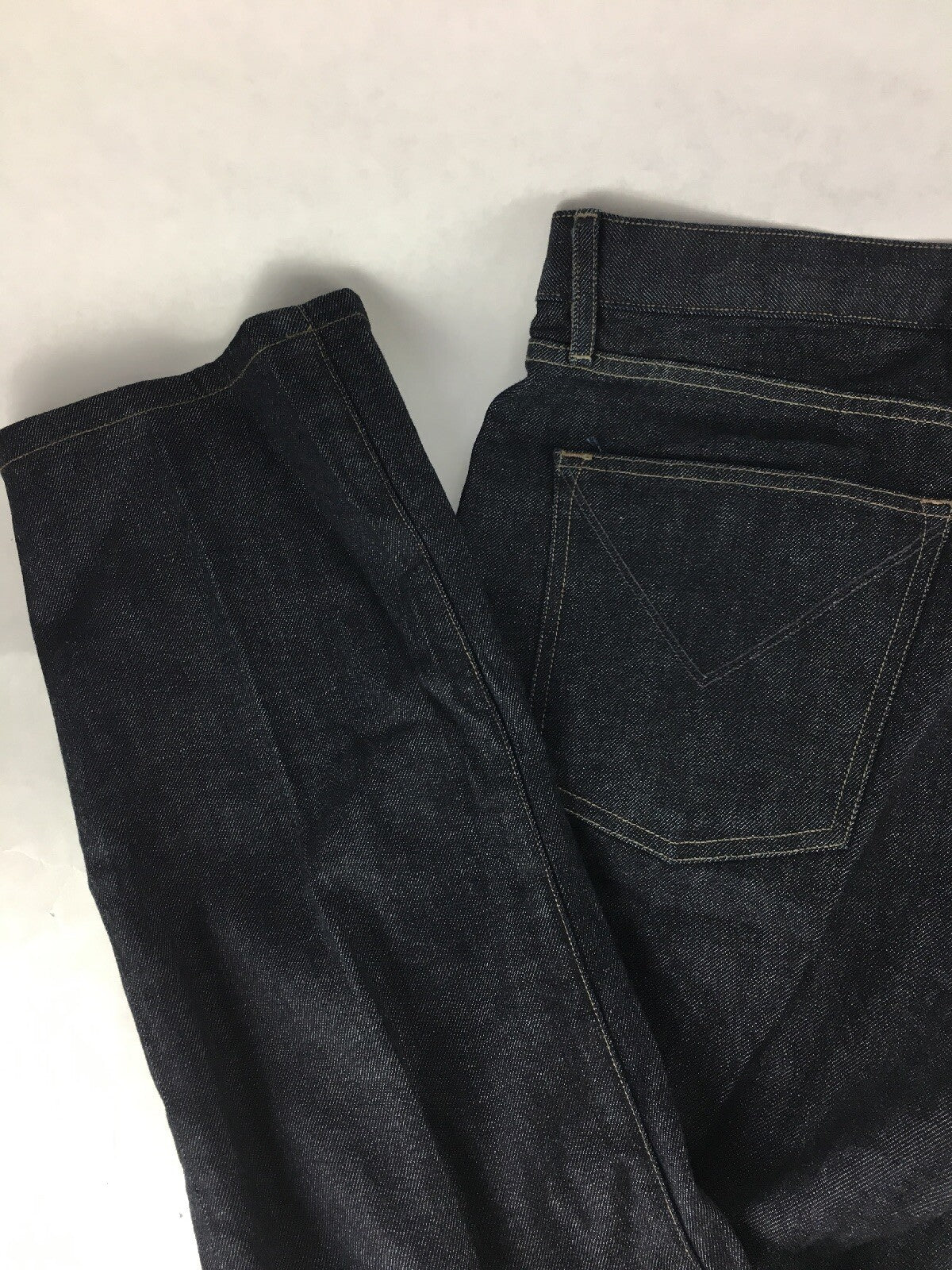 John Varvatos USA Made Bowery Slim Straight Black washed Denim Men's Sz 38 X 38