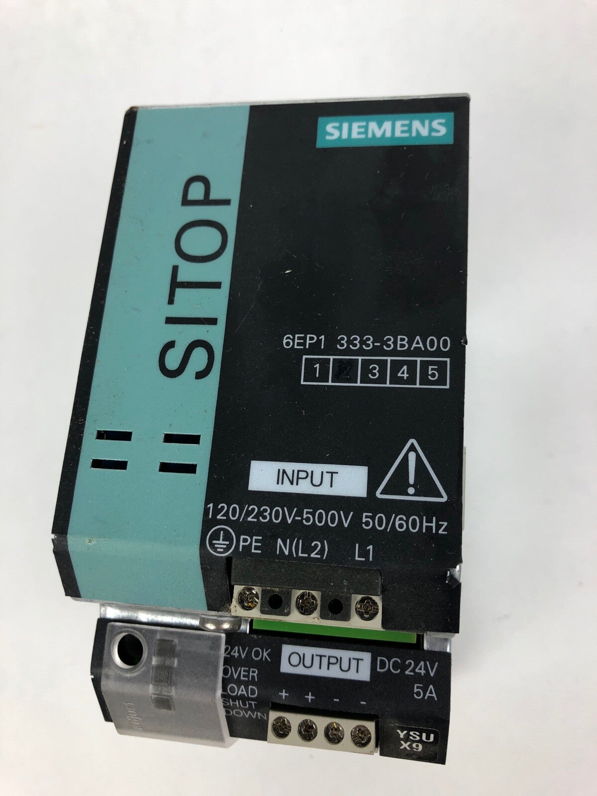 Siemens 1P 6EP1333-3BA00 SITOP Modular Power Supply  5A 1/2 ph -FSTSHP