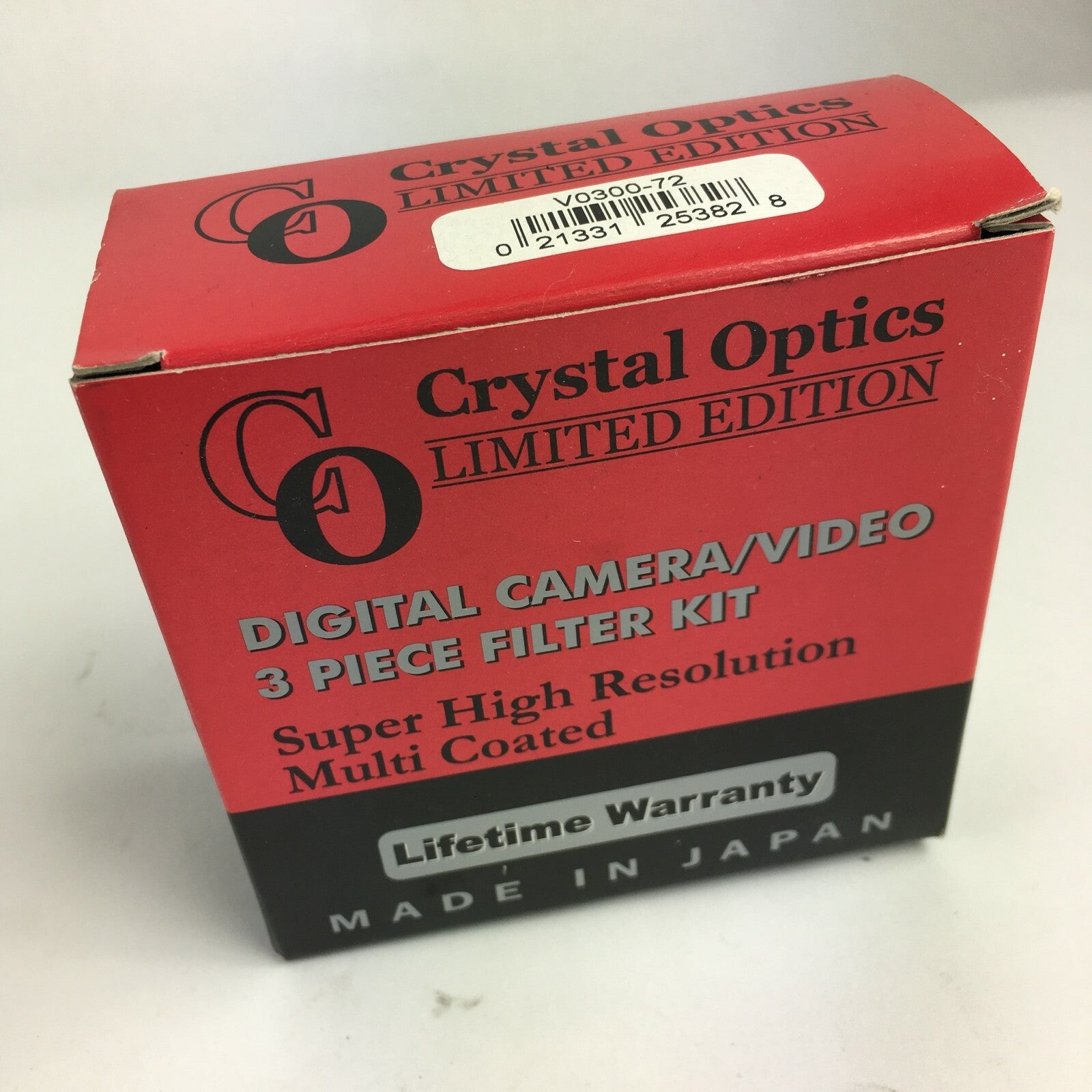 Crystal Optics Limited Edition Digital Camera/Video 3 Piece Filter Kit 72mm