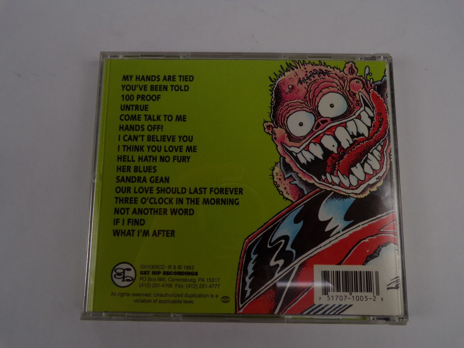 The M-80'S In A Fury My Hands Are Tied 100 Proof Untrue Hands Off CD#41