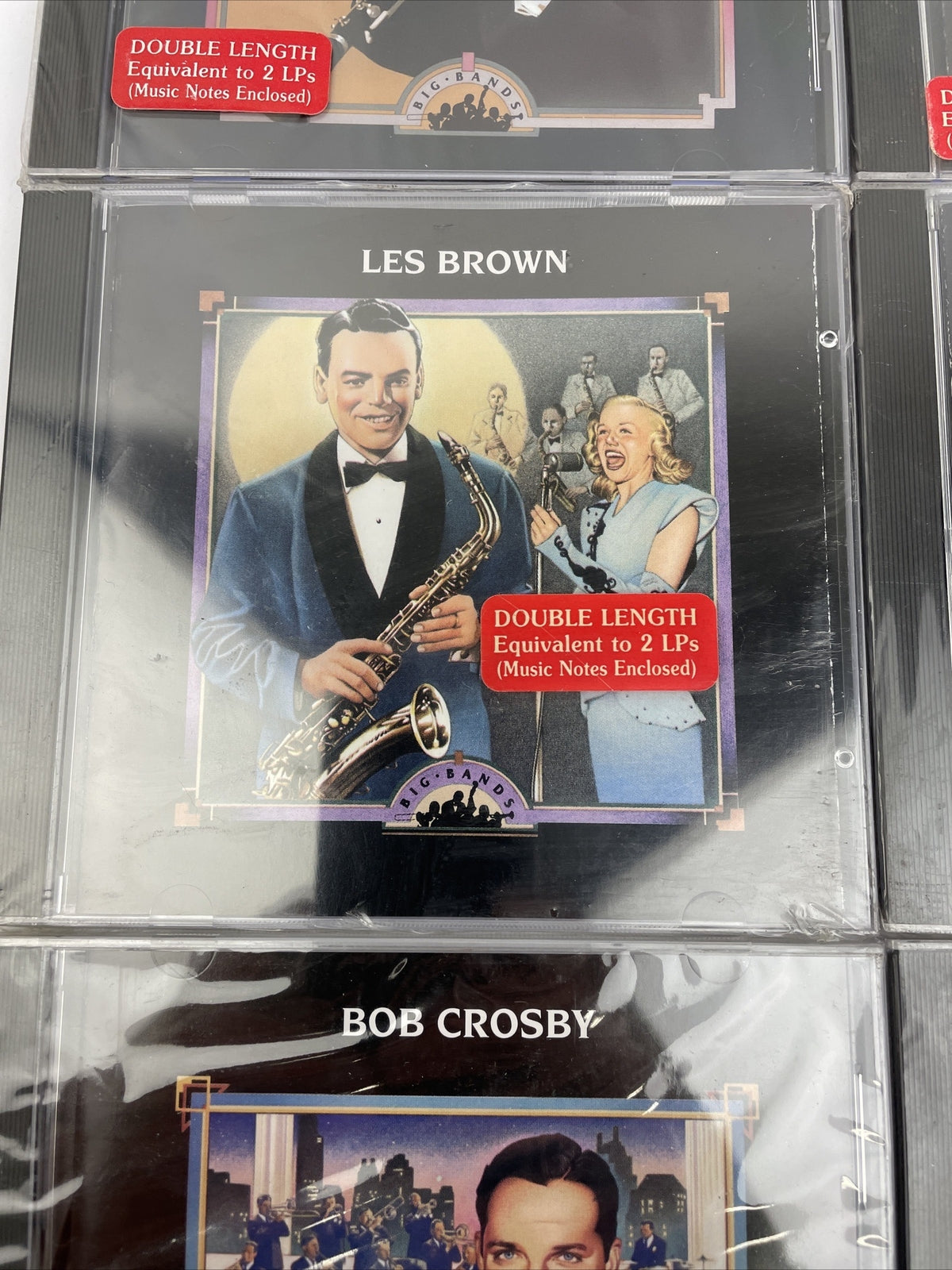 Lot of 6 x Time-Life Big Bands Sealed Hype Stickers Crosby Brown Dorsey CD #72