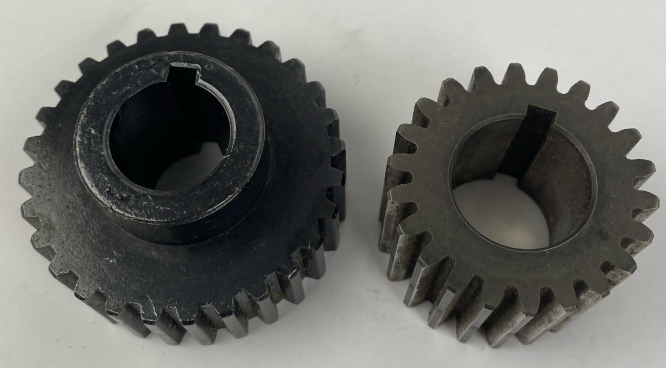 Lot of 2 x OEM Crown Integrity Parts Forklift Crankshaft Gear - As Pictured