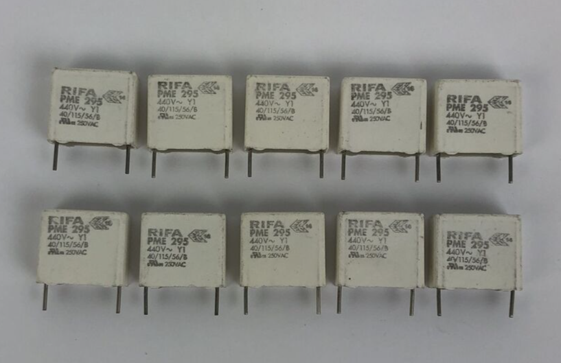 Lot of 10 x OEM RIFA PME295 Film Capacitors Class Y1 440V 4.7nF - LOOK