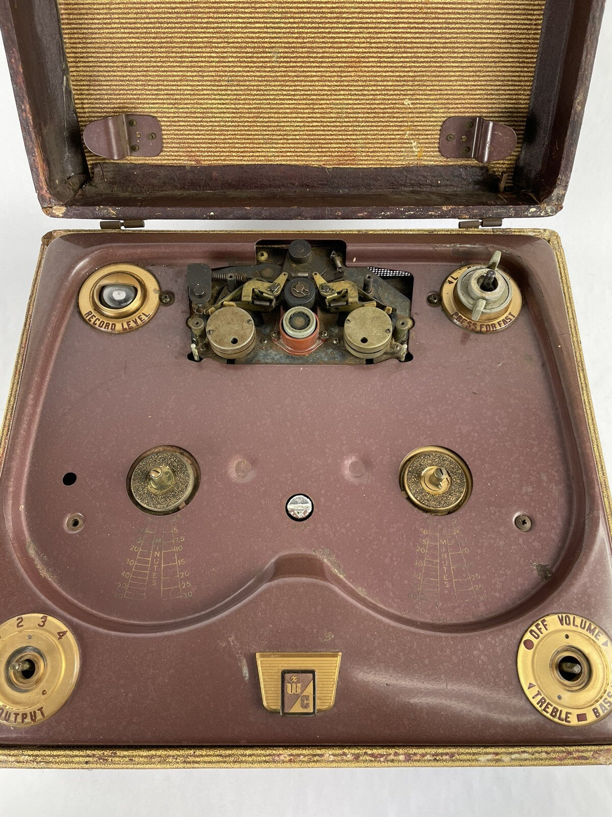 Vintage Webster Chicago WebcorTape Recorder 210-1 with Case