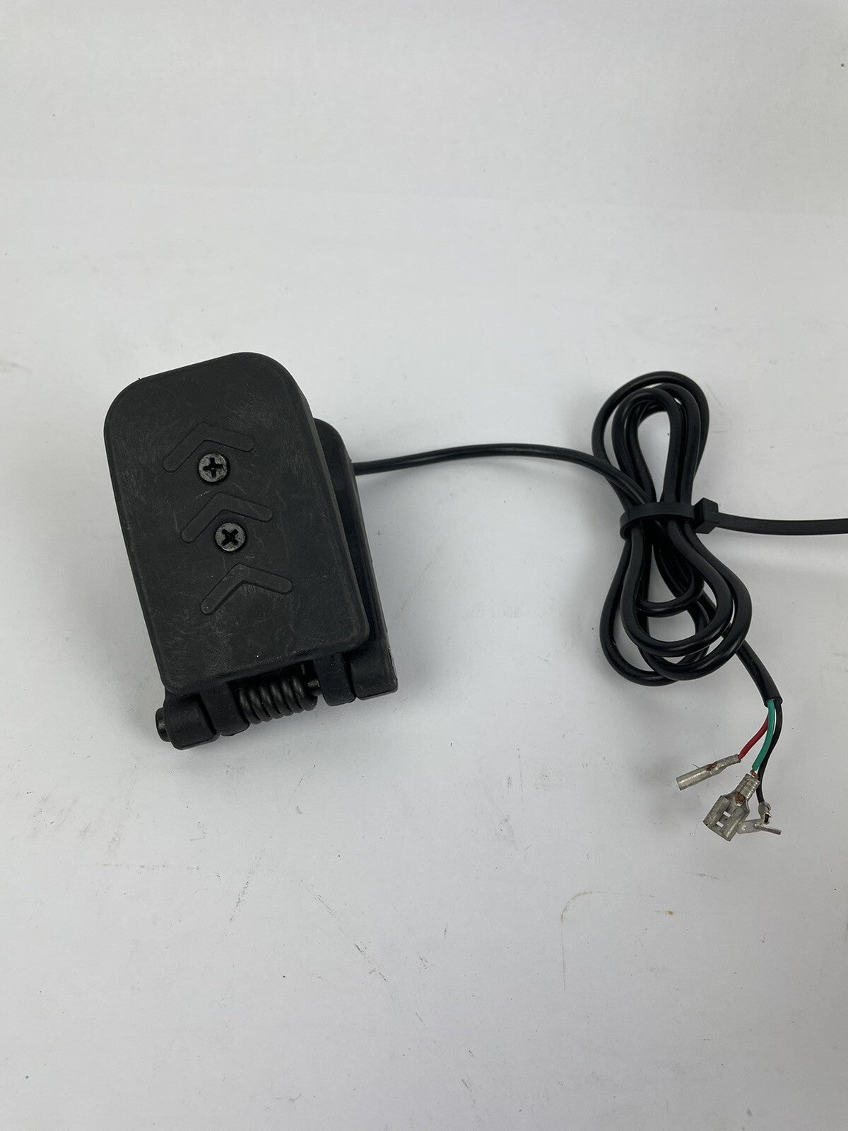 Electric foot throttle accelerator pedal for go kart scooter and e-bike speed control systems