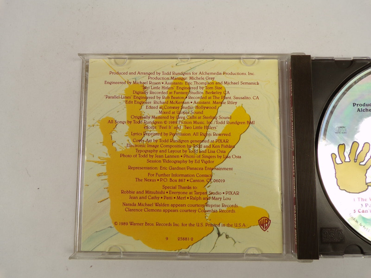 Todd Rundgren Nearly Human Fidelity Feel It Hawking I Love My Life CD#44