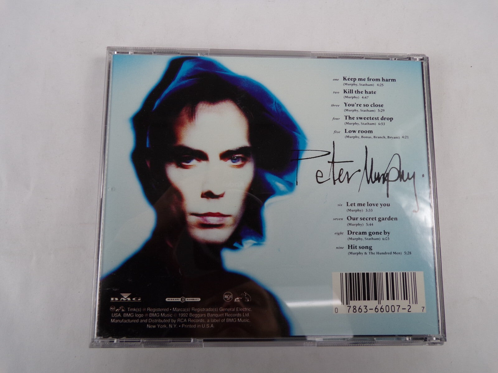 Peter Murphy Holy Smoke Keep Me From Harm Kill The Hate Low Room CD#55