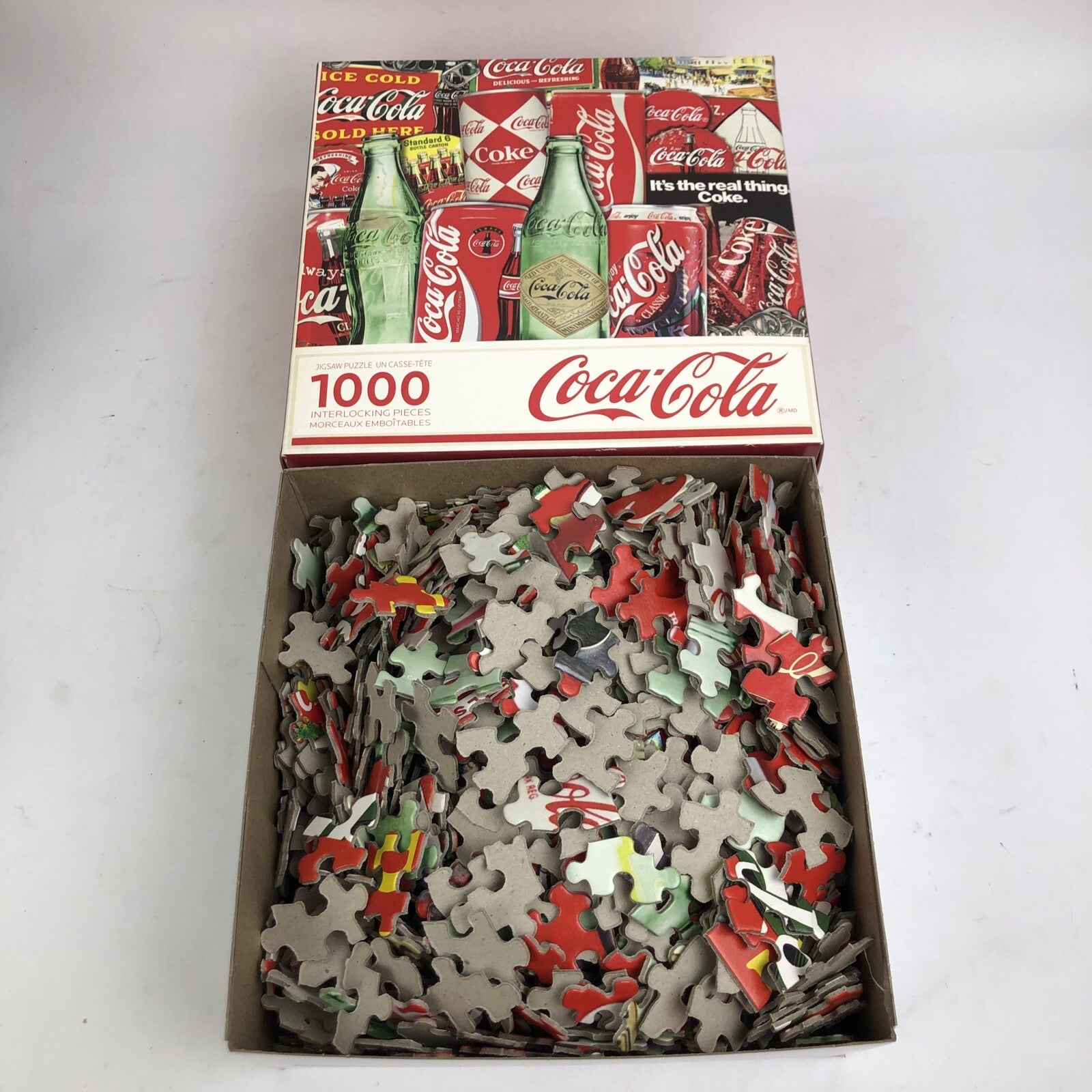Majestic by Springbok - Coca-Cola Then and Now 1000 Piece Jigsaw Puzzle Complete