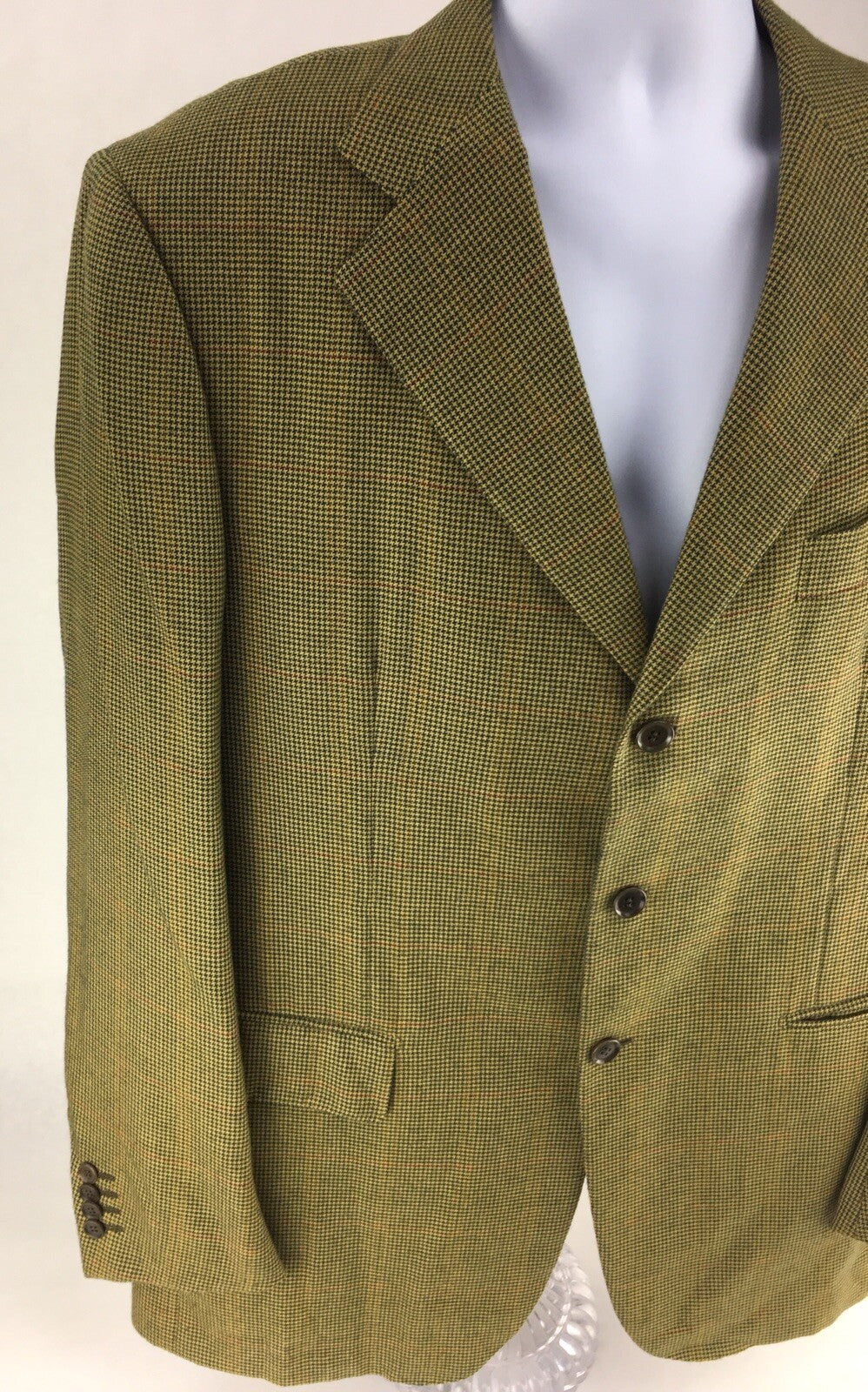 Luciano Barbera 3 button Cashmere sport coat 54 IT made in Italy
