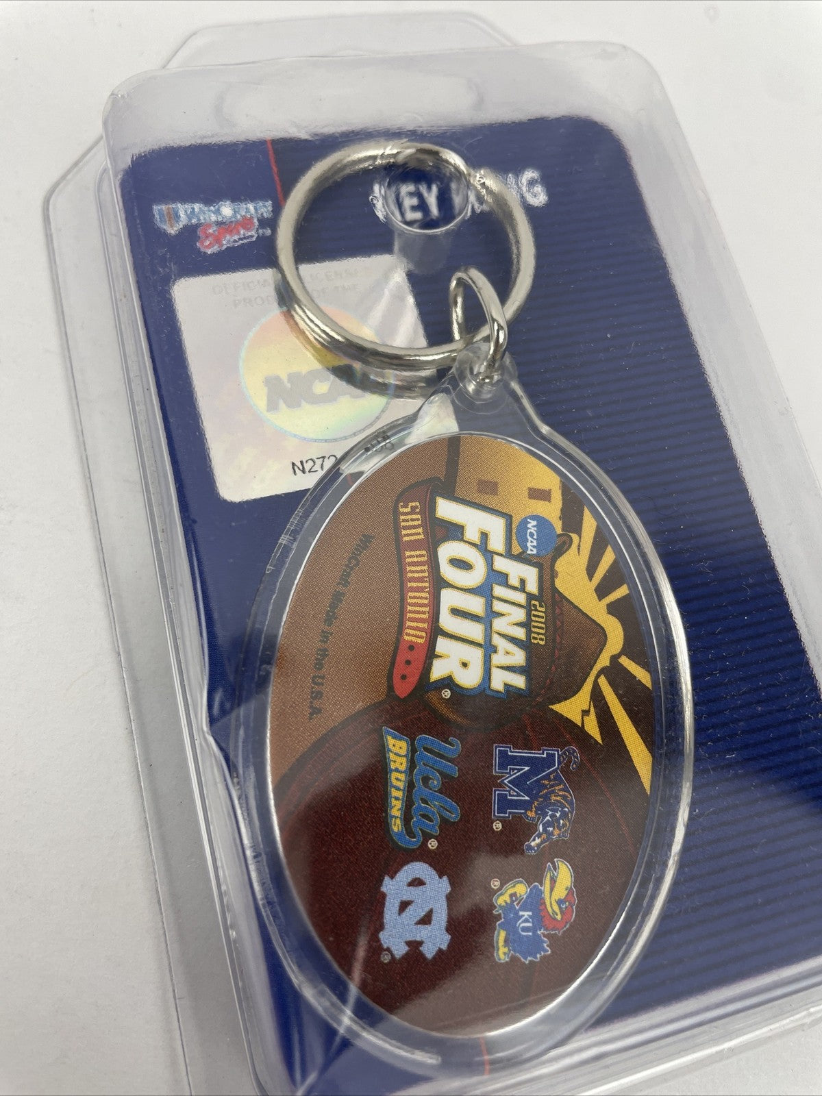 NCAA 2008 Final Four Premium Acrylic Key Ring Wincraft NC KU UCLA Michigan
