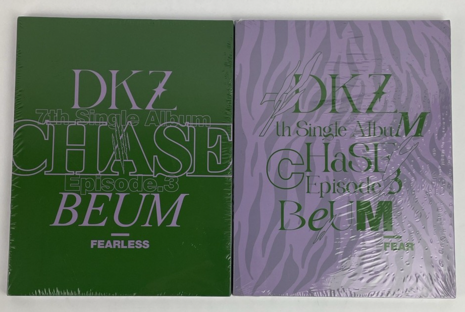 DKZ 'CHASE EPISODE 3. BEUM' 7th Single Album FEARLESS CD+Foto Buch+3 Karte+ Film