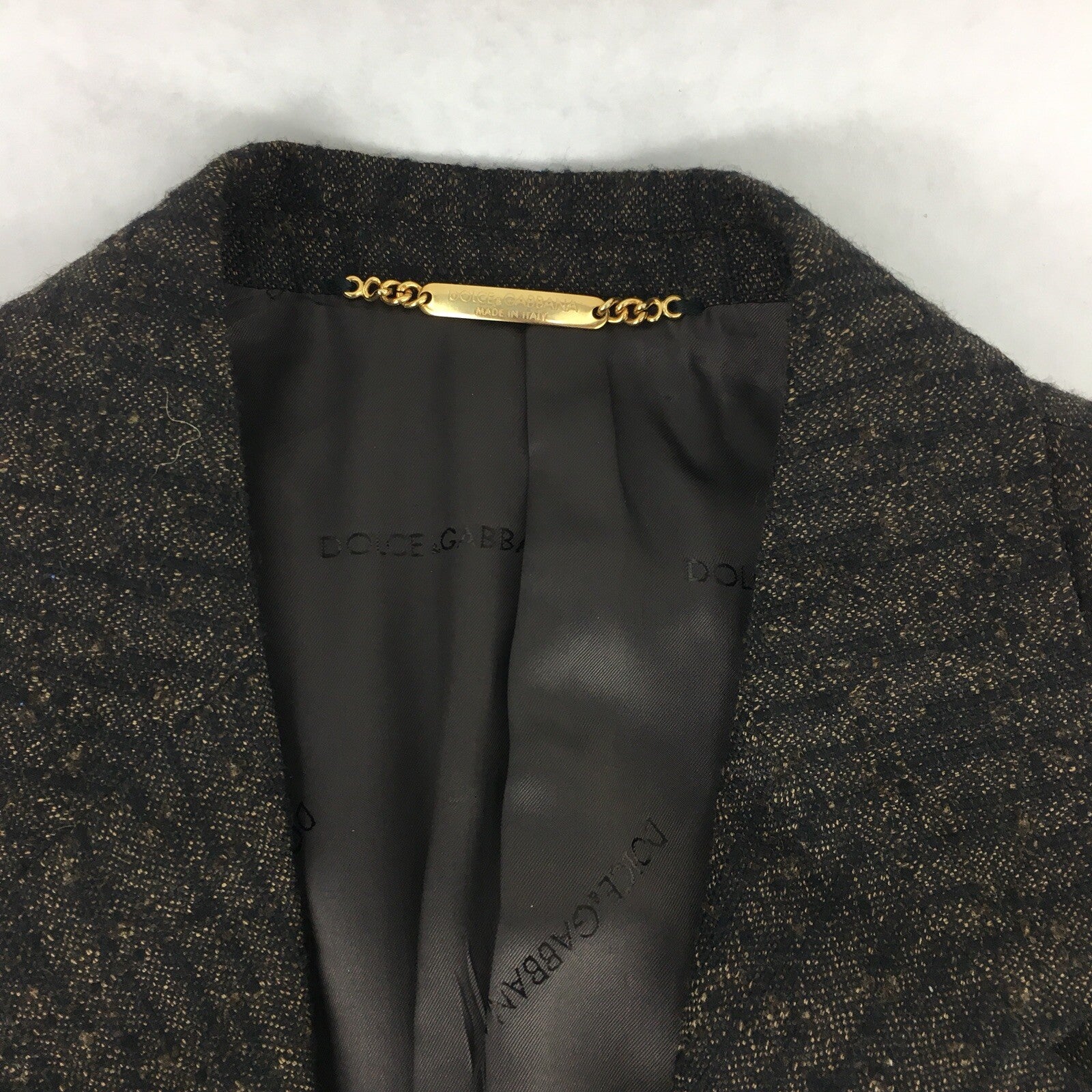 DOLCE & GABBANA -  3 Piece Suit - Alpaca Wool size 44 US 53 IT XL