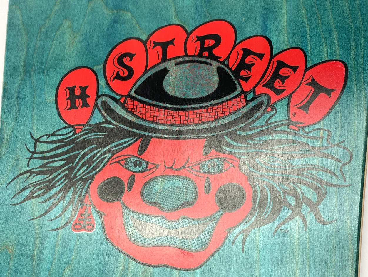 John Schultes A Series Clown H-Street Skateboard Deck Limited Edition #07 of 136