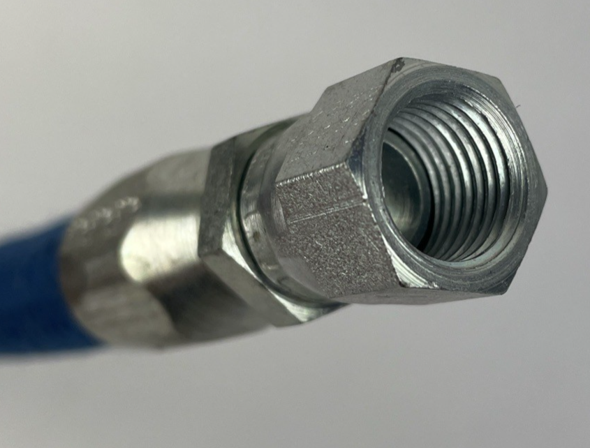 Eaton Aeroquip FC300-10 hydraulic hose 1/2 inch 18 inch dual female ends NOS OEM hydraulic power steering line assembly